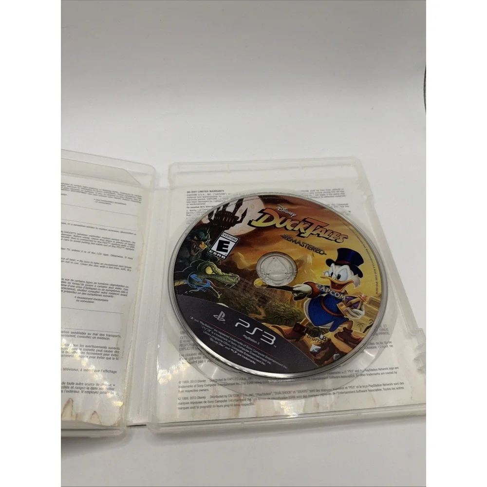 2013 Disney DuckTales Remastered PlayStation 3 PS3 Scrooge No Manual TESTED